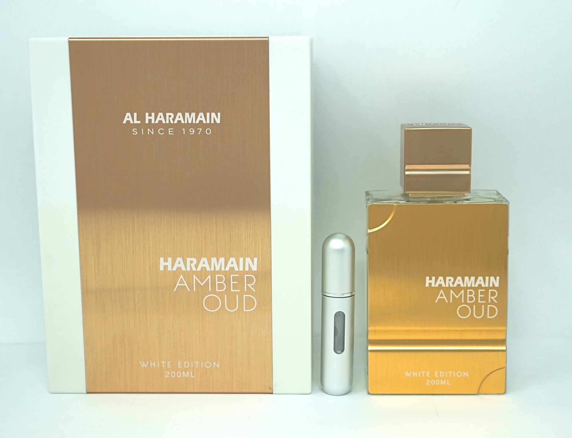 AL HARAMAIN AMBER OUD WHITE(U)EDP SP 6.7oz(LI FREE)(With Refillable Atomizer)