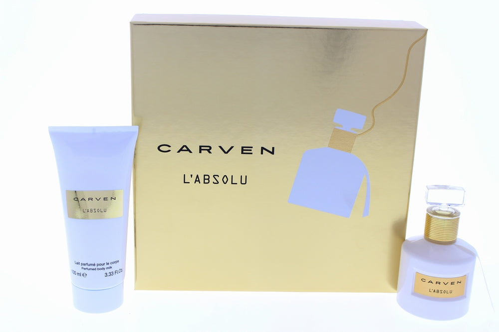 CARVEN L'ABSOLU(W)(LI)2PC SET(1.7ozEDP SP, 3.3ozPerfumed Body Milk)