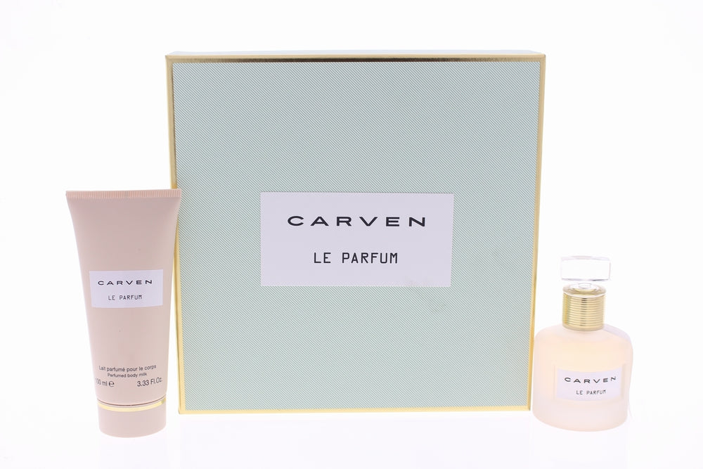 CARVEN LE PARFUM(W)(LI)2PC SET(1.7oz EDP SP,3.3oz Perfumed Body Milk)