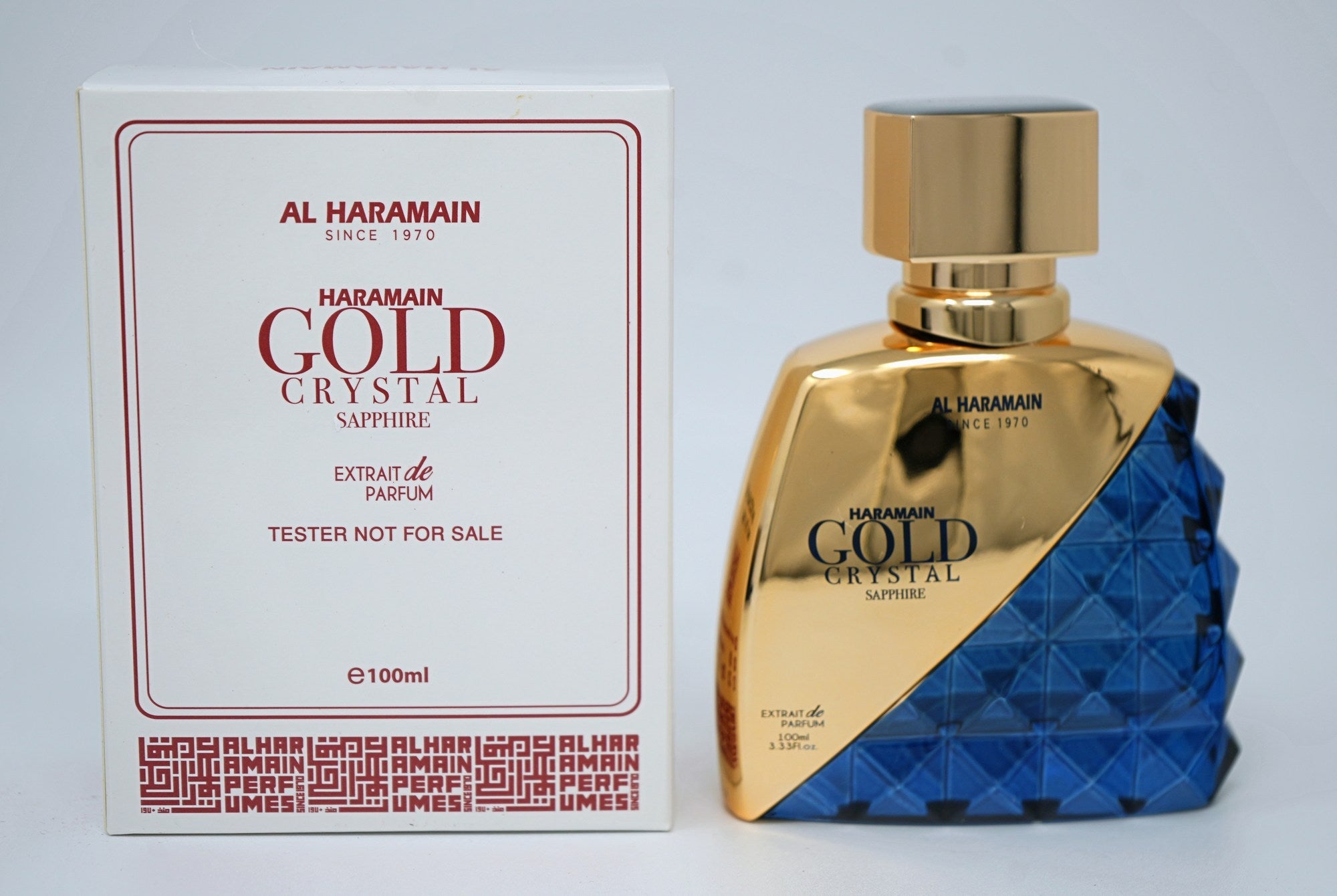 AL HARAMAIN GOLD CRYSTAL SAPPHIRE(U)(T)EDP SP 3.33oz(CAP,BOX)